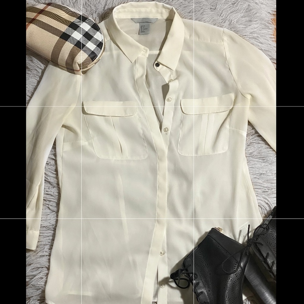 H&M Button Down Blouse